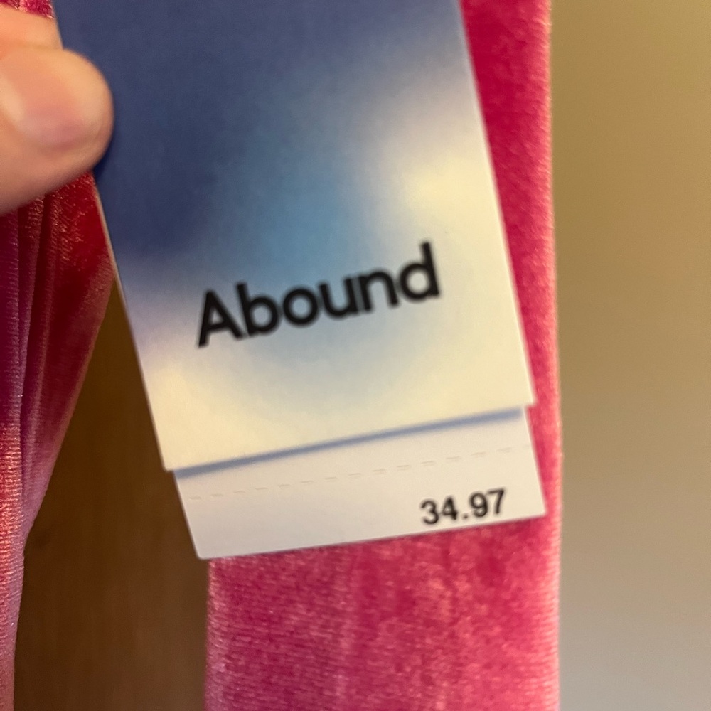 Abound Pink Velvet Dress